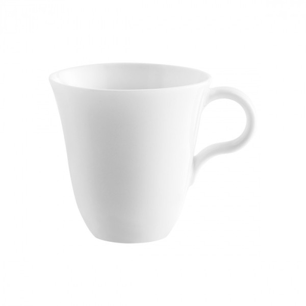 DEGRENNE 6 cups and saucers SD One white - 2 sizes