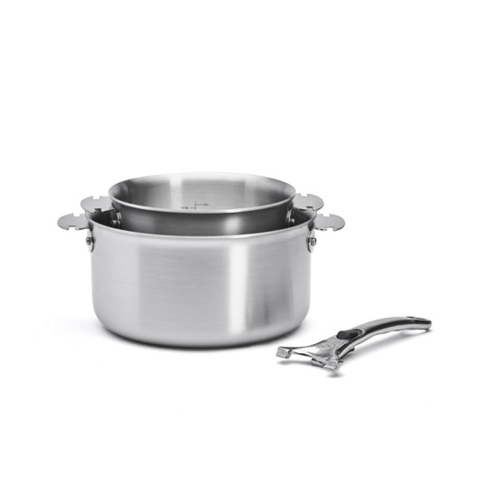 De Buyer Alchimy Loqy set of 2 saucepans with handle
