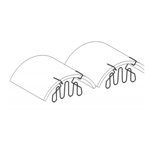Bird repellent stainless steel STOP PIAF - Bag of 25 pieces - Oisipic