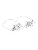 Bird repellent stainless steel STOP PIAF - Bag of 25 pieces - Oisipic