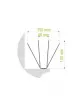 Oisipic 150+ bird spikes (large birds) - 25 linear meters