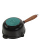 Saucepan 18cm black vintage with wooden handle STAUB