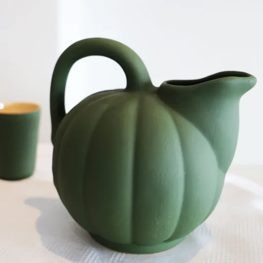 Digoin Melon Pitcher/Vase - 2 colors