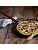 Staub cast iron crepe pan wooden handle