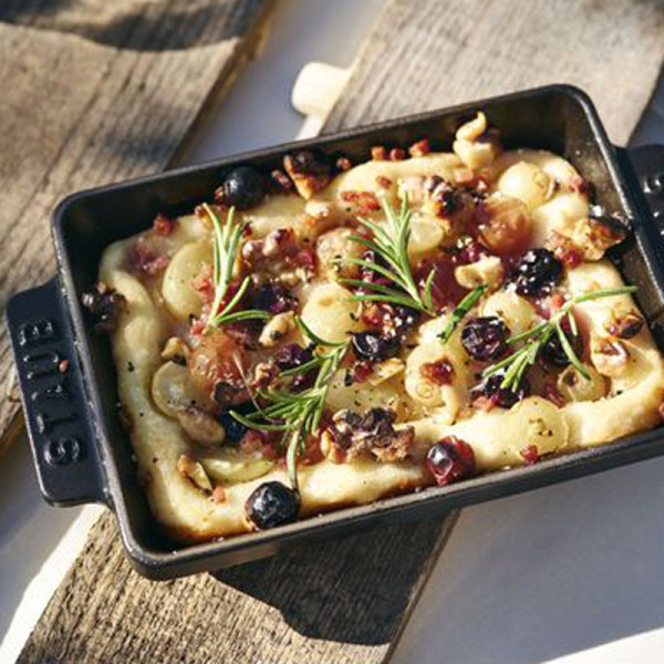 Mini oven dish black matt 15x11cm Staub