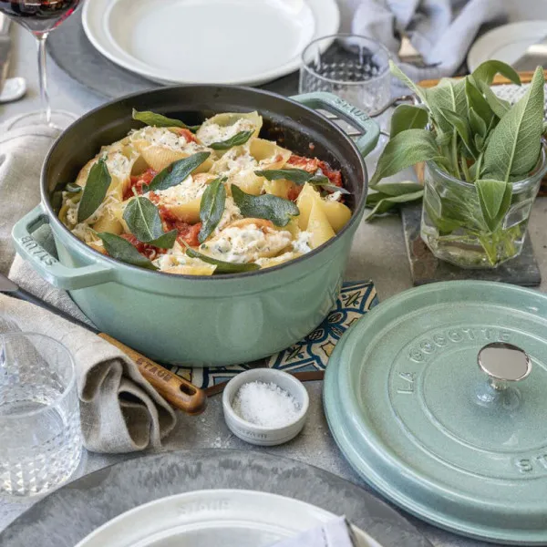 STAUB Cast Iron Cocotte Sauge - 2 sizes