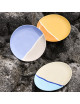 Degrenne 6 Destination plates - 4 colors