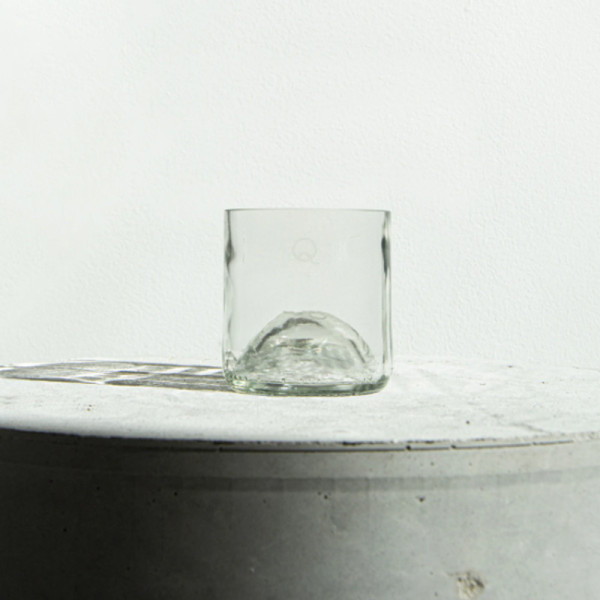 Q DE BOUTEILLES 4 glass cups - 2 colors