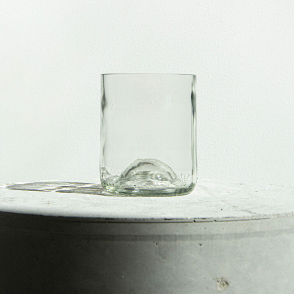 Q DE BOUTEILLES 4 short drink glasses - 2 colors