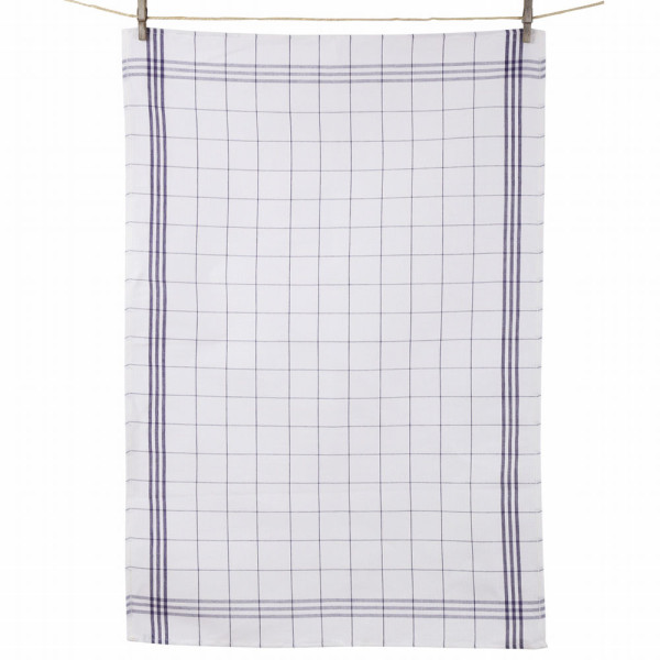 Tissages de l'Ouest Hugo checked tea towel - 2 colors