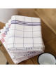 Tissages de l'Ouest Hugo checked tea towel - 2 colors