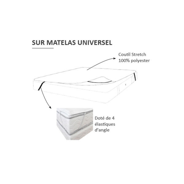 Duvivier universal mattress topper - 3 sizes