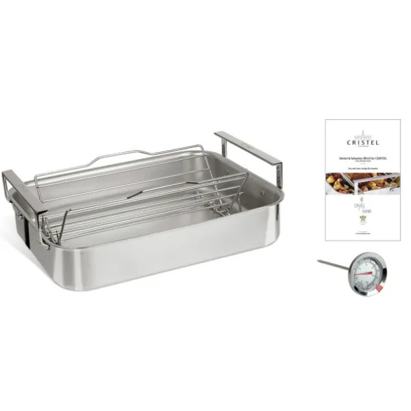Cristel Oven dish Roaster stainless steel - 2 sizes