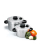 CRISTEL Alto Pressure Cooker with Stainless Steel Basket - 3 Sizes