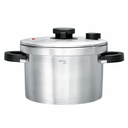 CRISTEL Alto Pressure Cooker with Stainless Steel Basket - 3 Sizes