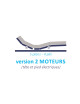 Electric bed base 2 Atlantis 100 Duvivier motors - 4 sizes - 12 colors