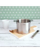 Strate Cristel high stainless steel saucepan 14cm