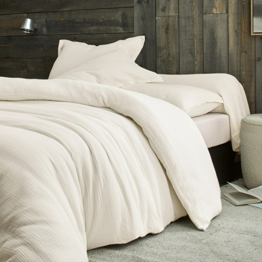 Blanc des Vosges COSY cotton gauze bedding set - 7 colors