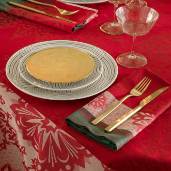 LE JACQUARD FRANCAIS 4 Lumières d'Etoiles Starlight napkins
