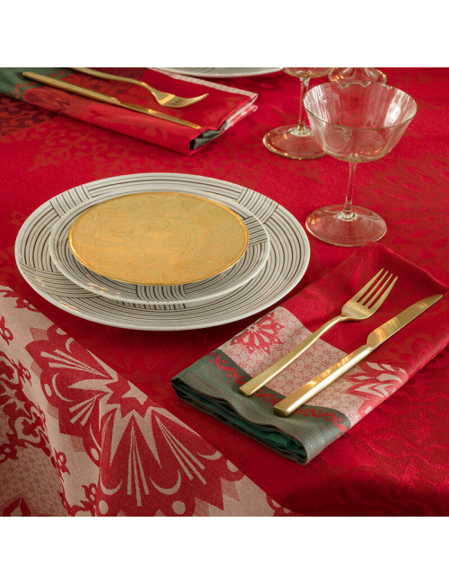 LE JACQUARD FRANCAIS 4 Lumières d'Etoiles Starlight napkins