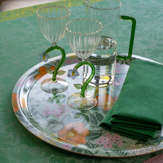 Le Jacquard Français 4 plain Cottage napkins - 3 colors