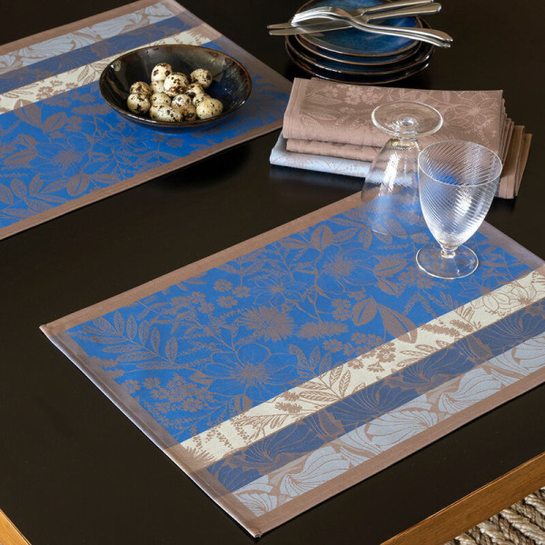 Le Jacquard Français 4 Cottage cotton placemats - 3 colors