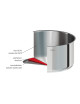 Cristel Mutine Fixed cooking pot - 3 sizes