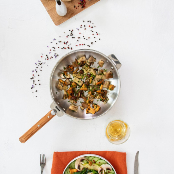 Cristel Casteline wok and lid - 3 sizes