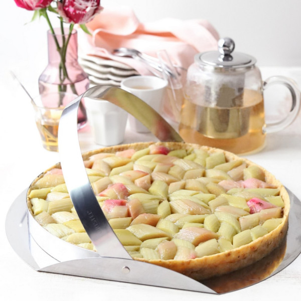 Stainless steel pie mold 28cm Cristel