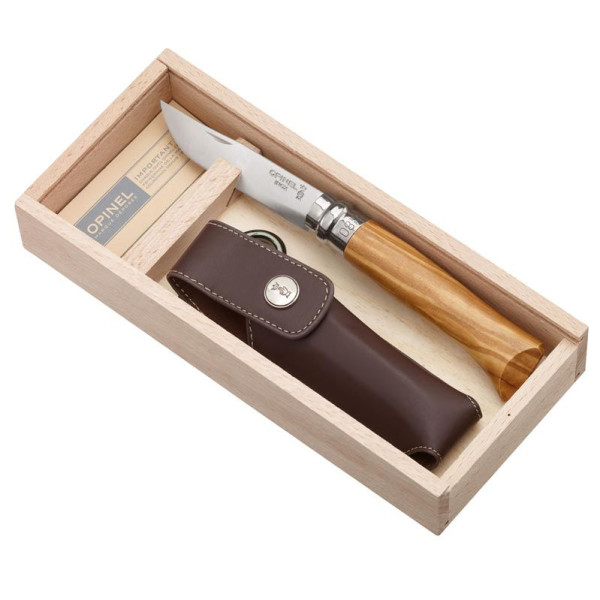 Opinel Luxury Traditional Olive Wood Knife