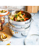 Stainless steel couscous medina 26cm Cristel