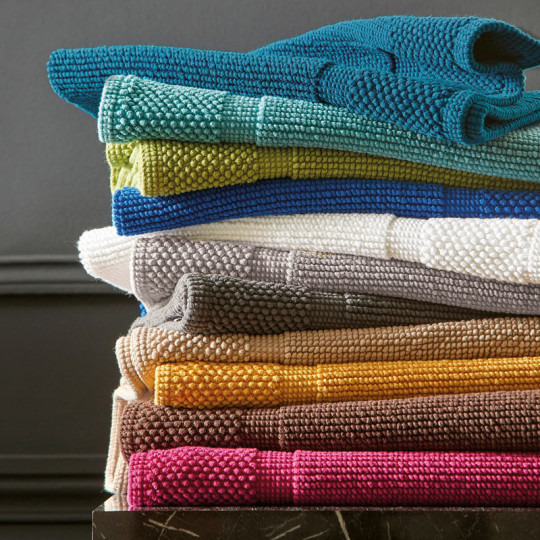 Blanc des Vosges Comores bath mat - 13 colors 2 sizes