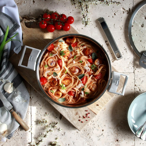 Cristel Strate sauté pan stainless steel - 4 sizes