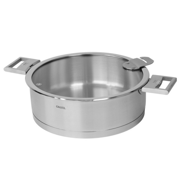 Cristel Strate sauté pan stainless steel - 4 sizes