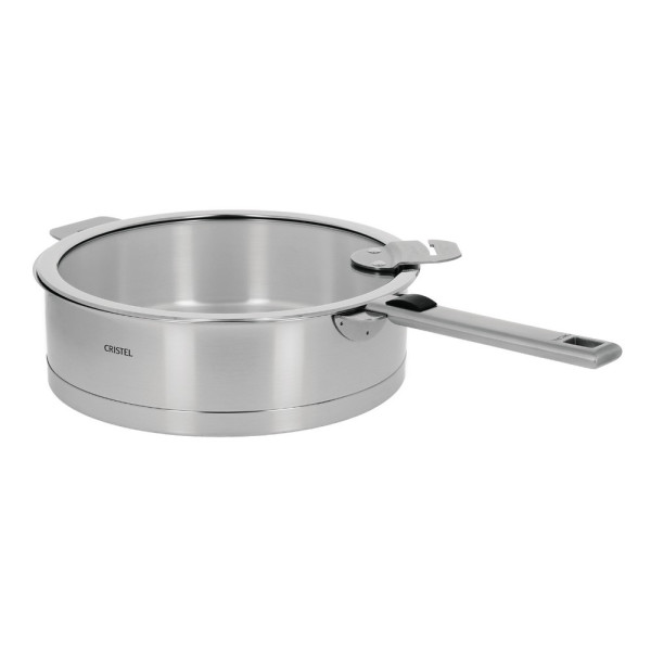 Cristel Strate sauté pan stainless steel - 4 sizes