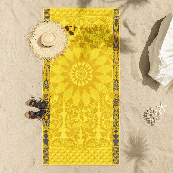 Le Jacquard Français Soleil Jaune Beach Towel