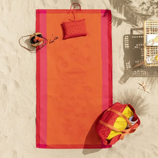 Le Jacquard Français Monoï cotton beach towel - 2 colors