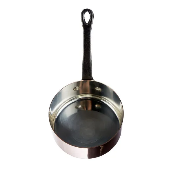 Set of 3 Baumalu tinned copper saucepans