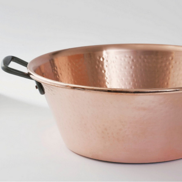 Baumalu Jam pan 40cm hammered copper for induction