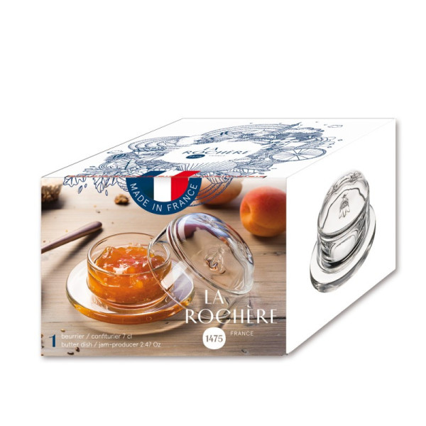 La Rochère 6 individual butter dishes Abeille
