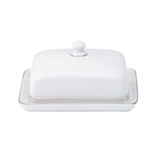 Deshoulières Excellence powdered gray butter dish