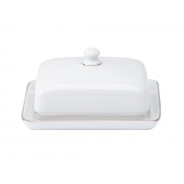 Deshoulières Excellence powdered gray butter dish