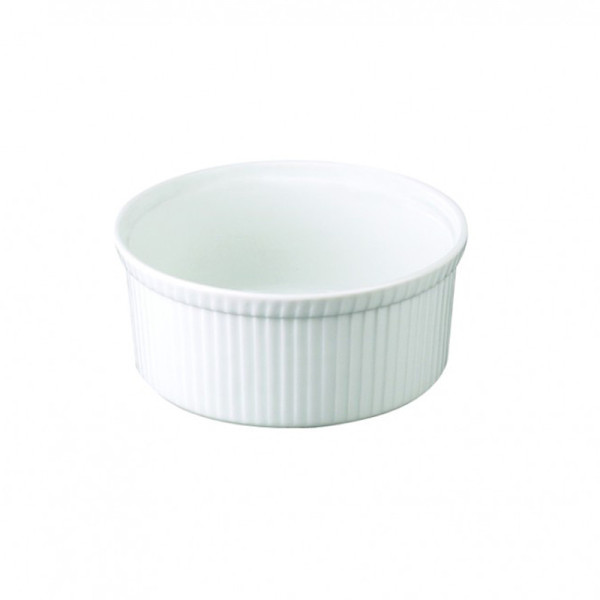 Apilco 6 pleated soufflé molds - 3 sizes