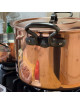 Smooth copper stockpot 24cm with lid Baumalu