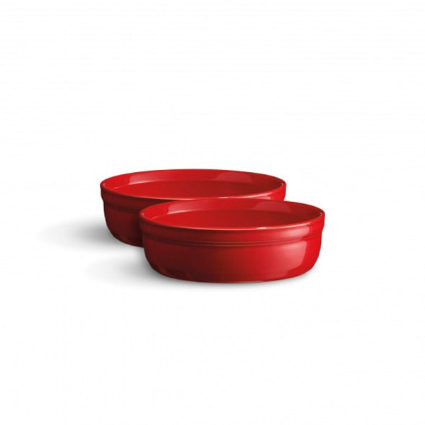EMILE HENRY set of 2 crème brûlée ramekins - 2 colors