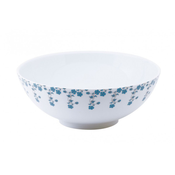 Deshoulières Blue Flowers Fleurs bleues Salad Bowl 250cl