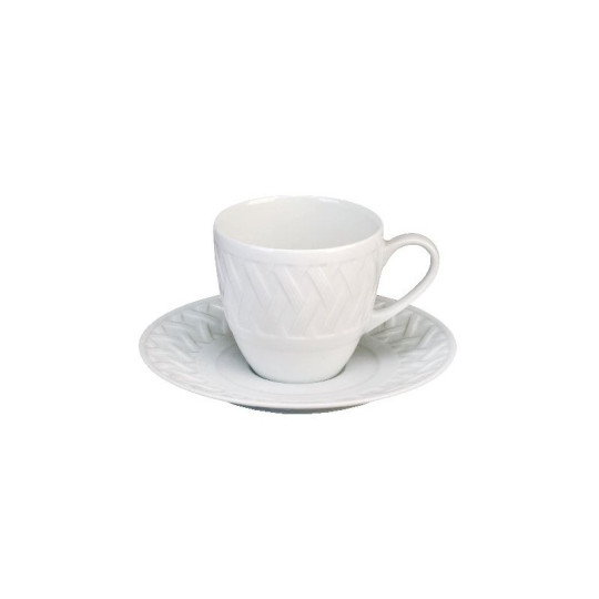 Deshoulières Louisiana 6 cups and saucers - 4 capacities