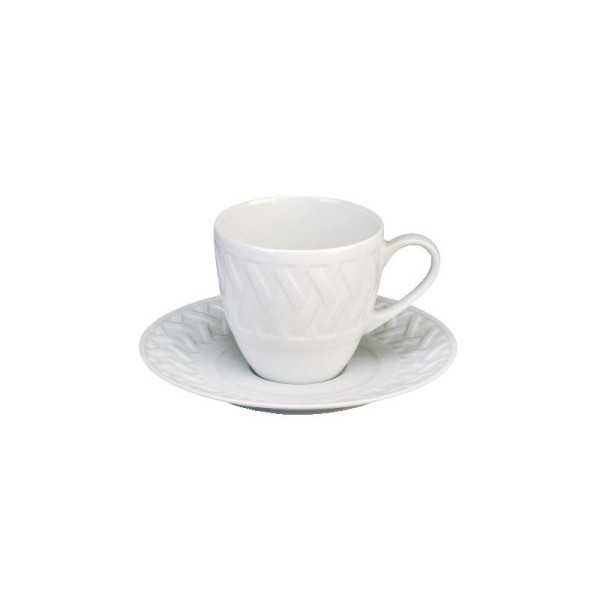 Deshoulières Louisiana 6 cups and saucers - 4 capacities
