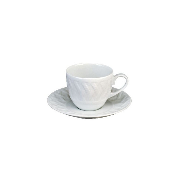 Deshoulières Louisiana 6 cups and saucers - 4 capacities