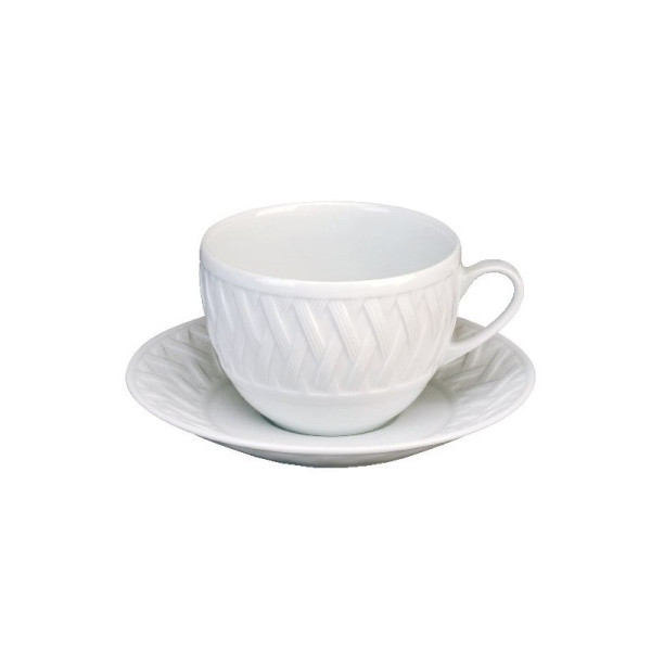 Deshoulières Louisiana 6 cups and saucers - 4 capacities